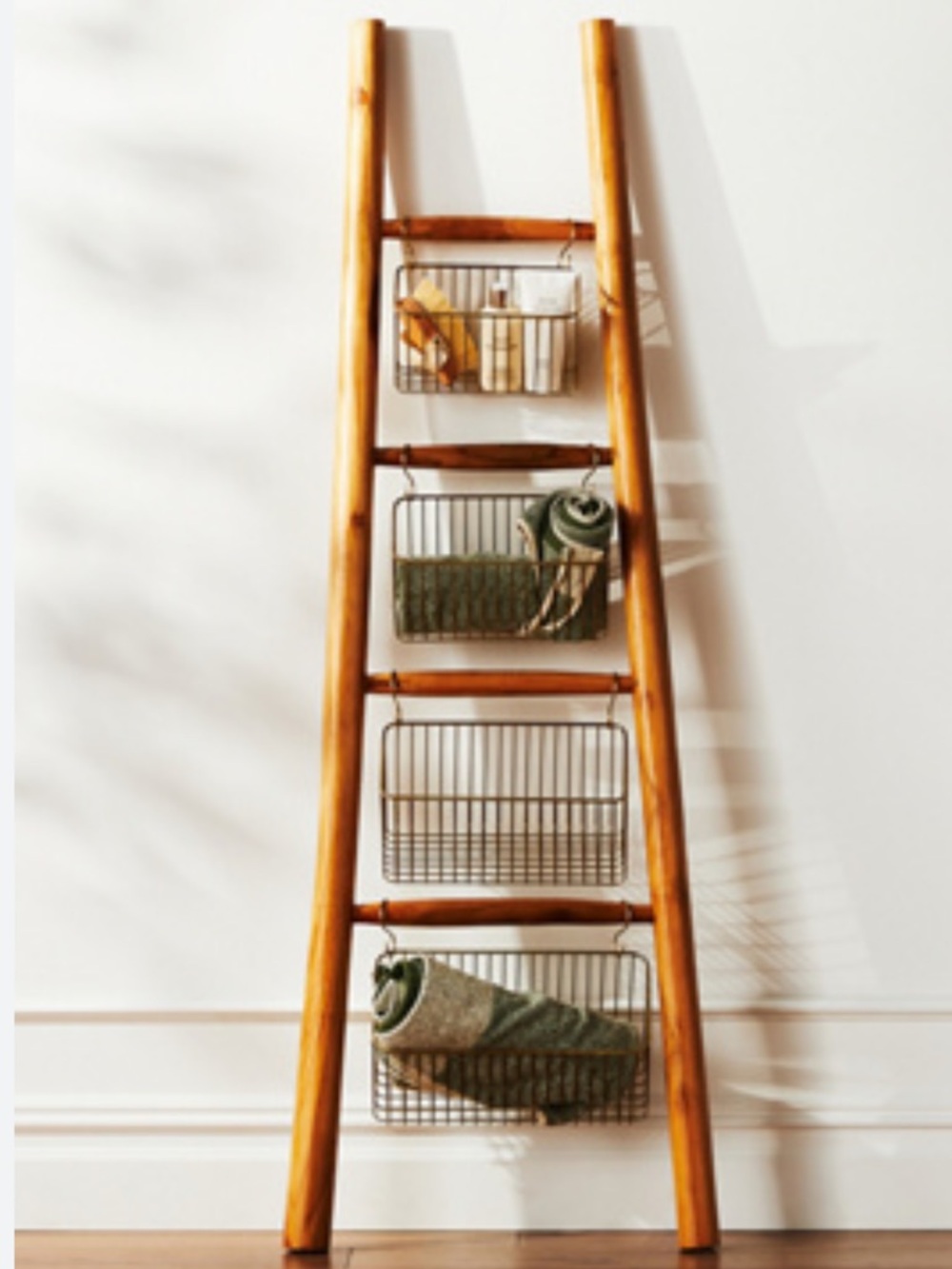 Anthropologie Metal Wire Storage Baskets